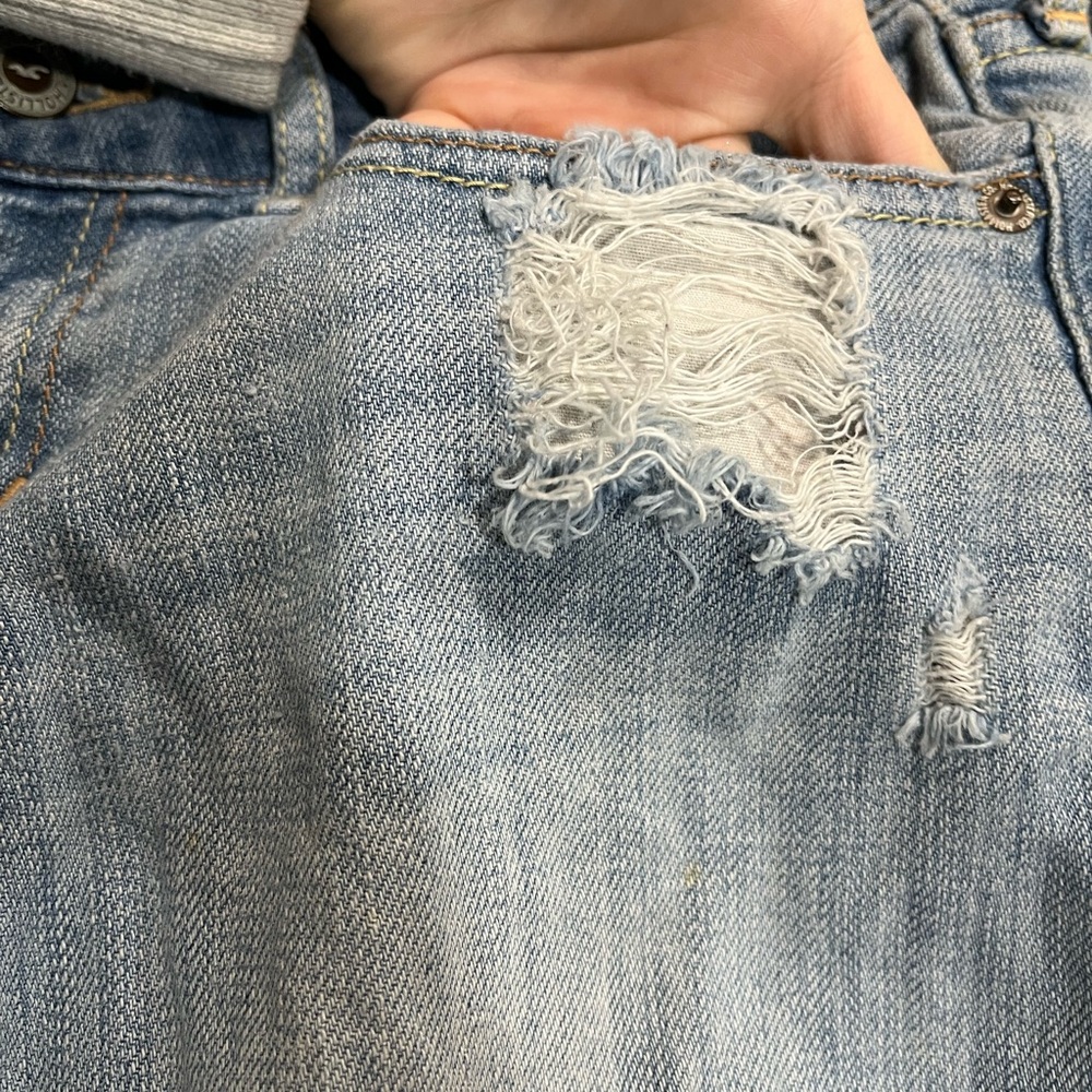 Hollister Light Blue Ripped - Picture 3 of 13